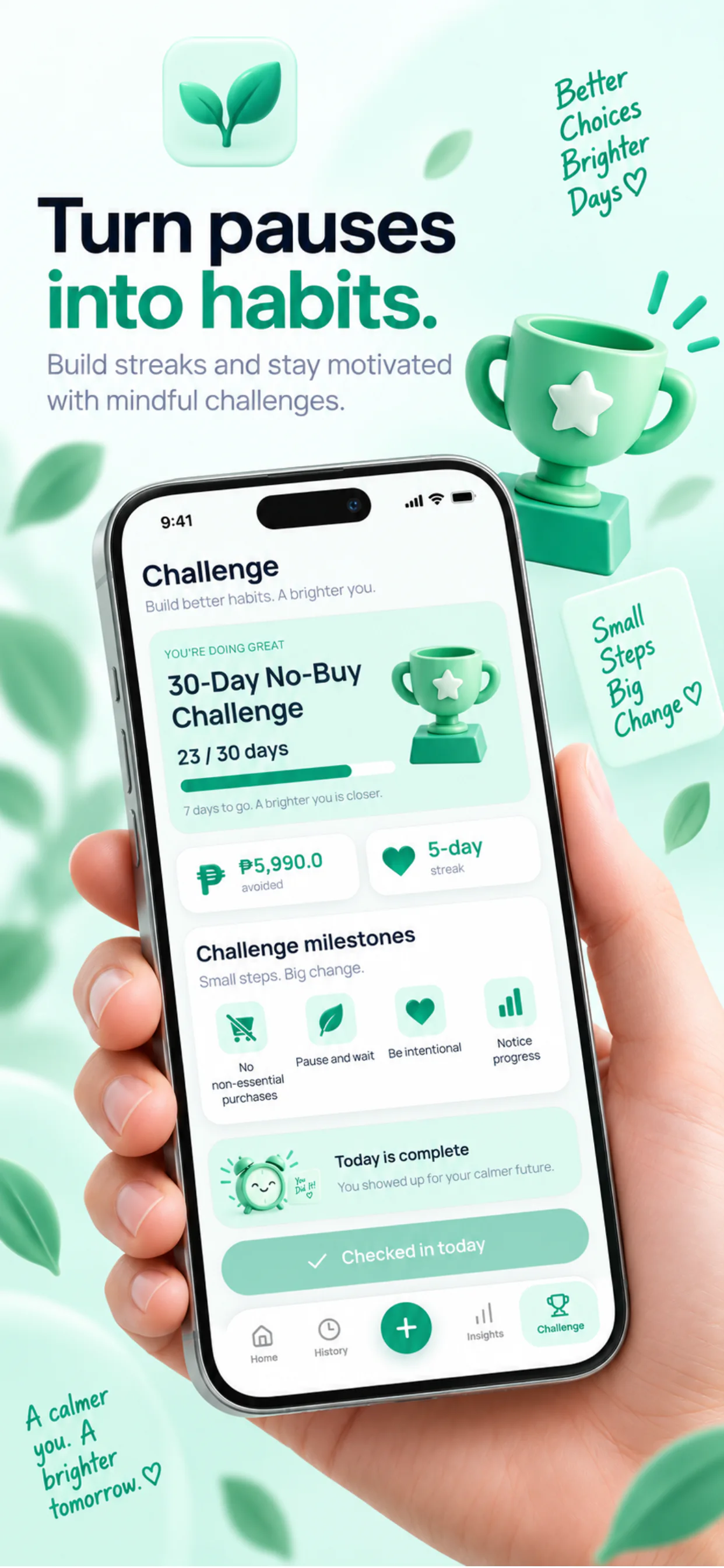 WaitBefore 30-day mindful spending challenge